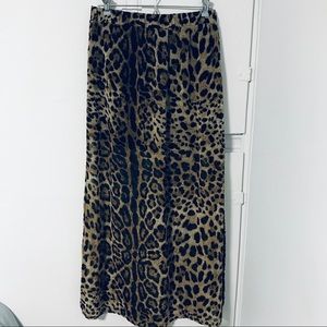 Forever21 Leopard Print Maxi Skirt